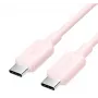 Vention TRCPF USB-C–USB-C-kaapeli — 1 m, pinkki
