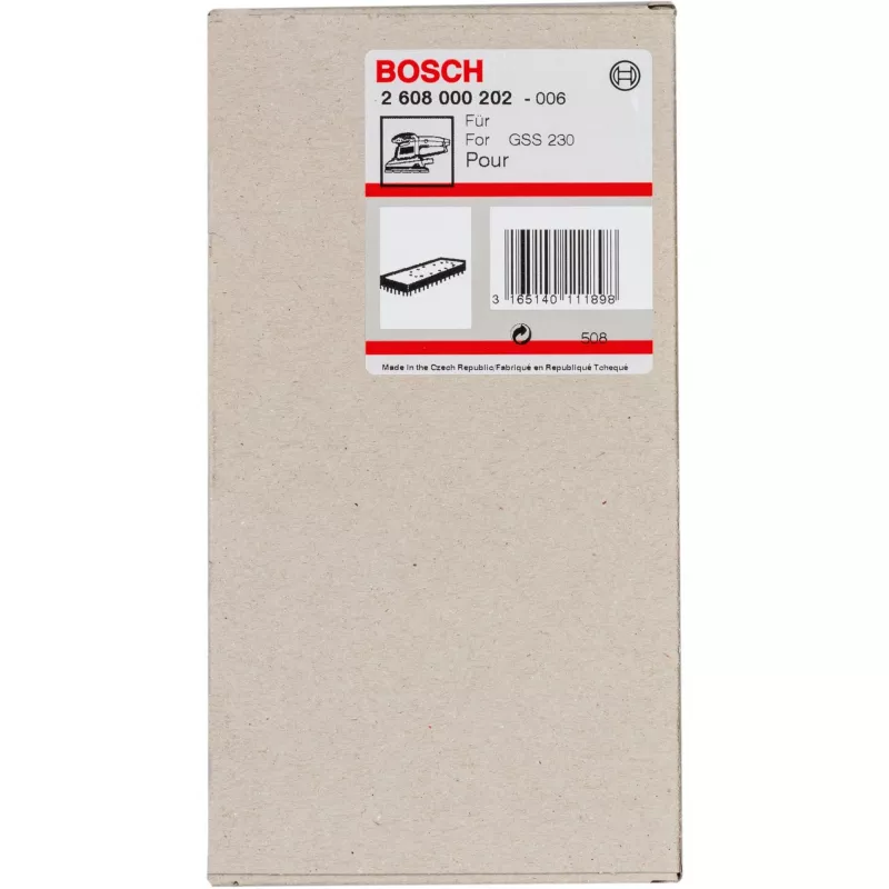 Bosch 2 608 000 202 hiomatarvike 1 kpl
