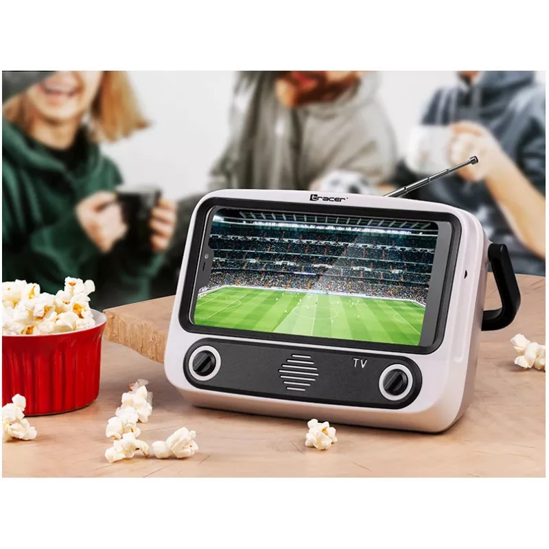 Mobiiliteline TRACER T-MLX48046 Bluetooth-kaiuttimella, säädettävä puhelin-/tablettiteline