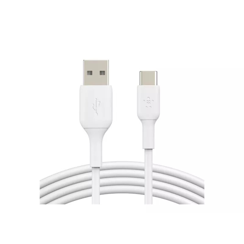 USB-kaapeli Belkin CAB001BT2MWH 2 m USB-A – USB-C valkoinen
