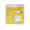 Videokaapelisovitin DeLOCK 61765 DisplayPort - DVI-I 0,125 m