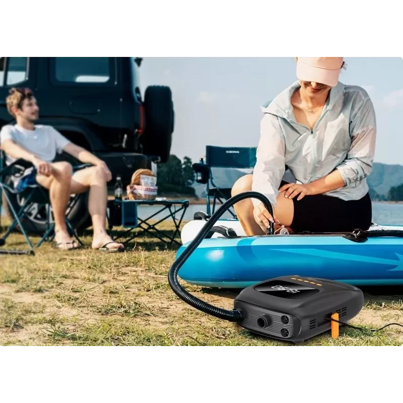 SUP-pumppu Powerbank-toiminnolla Technaxx TX-266