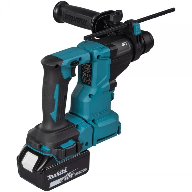 Makita DHR183RTWJ 18 V akkukäyttöinen yhdistelmävasara, setti