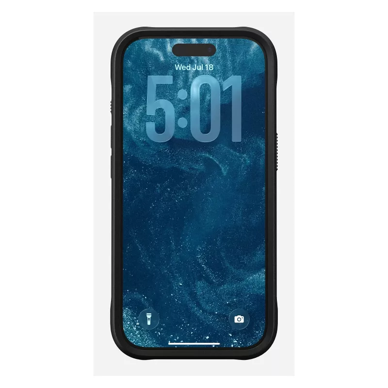 Nomad Rugged Leather Case -puhelinkotelo iPhone 17 Pro, 6,3 inch (16 cm), ruskea, nahka/TPU/alumiini