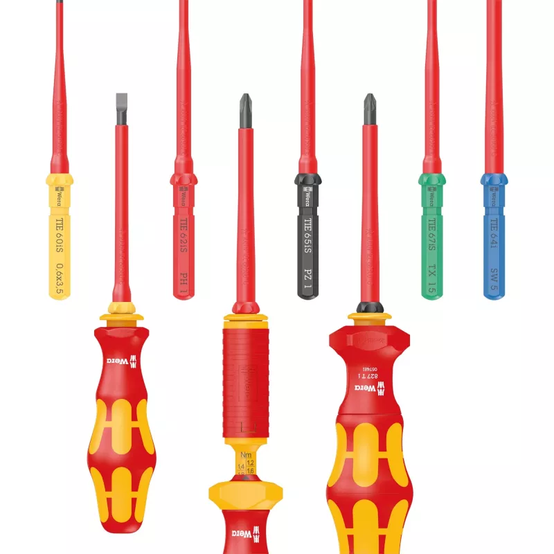 Wera Kraftform Kompakt VDE 17 extra slim ruuvimeisselisarja, 17 kpl (05006612001)