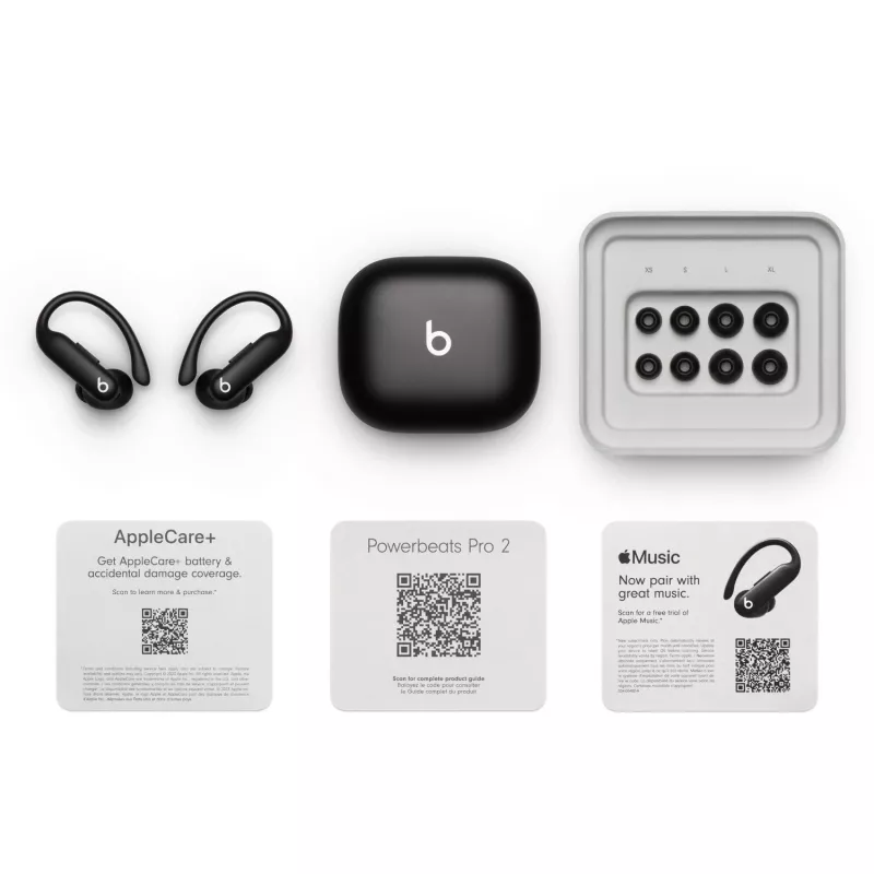 Beats Powerbeats Pro 2 kuulokkeet, diamantinmusta, in-ear, langaton, MX723ZM/A
