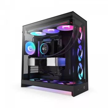 PC-kotelo NZXT H9 Flow RGB Midi Tower musta