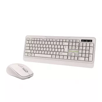 Tellur TLL491171 langaton näppäimistö-hiiri-sarja nano-USB-vastaanottimella, kerma