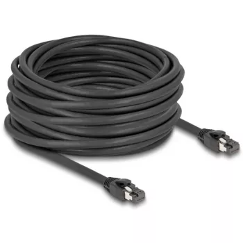 Verkkokaapeli DeLOCK RJ45 Cat.8.1 15 m musta