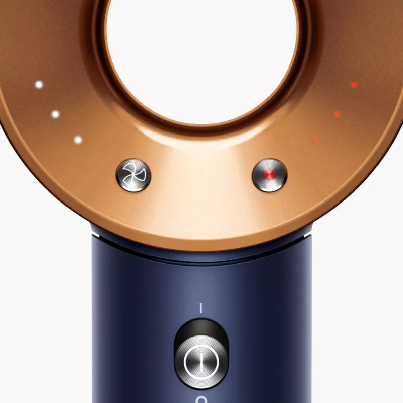 Dyson Supersonic Straight+Wavy HD07 hiustenkuivaaja, preussinsininen / kupari (113277-01)