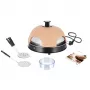 Pizzauuni Emerio PO-115985 4 pizzaa 900 W musta oranssi