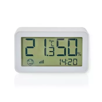 Nedis ZBSC30WT - älykäs ilmastoanturi - Zigbee 3.0 - paristokäyttöinen - Android - IOS - valkoinen
