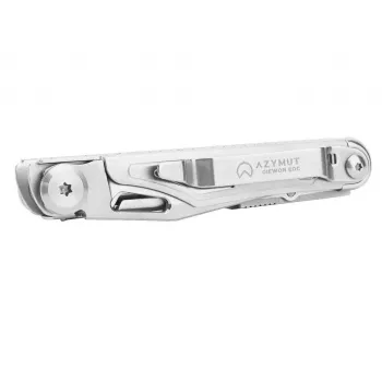 Monitoimityökalu AZYMUT H2038B — 8-tools ruostumaton teräs kompakti EDC, 173 mm, 125 g, kotelo ja bittisarja