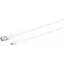 USB-kaapeli S/CONN 14-13042 1,5 m USB A USB C valkoinen