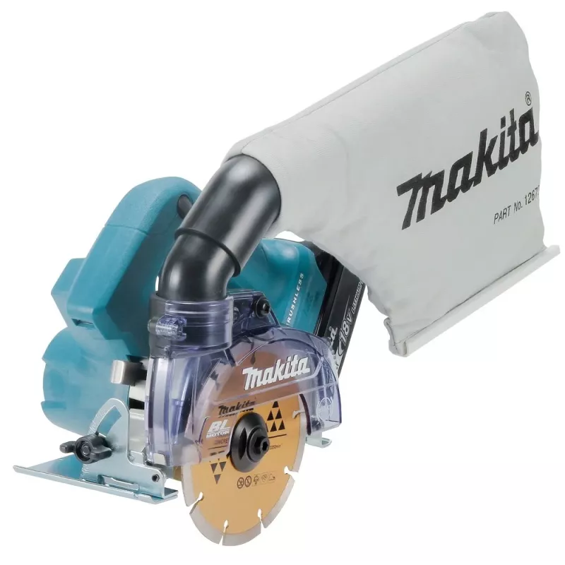 Makita DCC500Z kannettava käsipyörösaha 12,5 cm vihreä