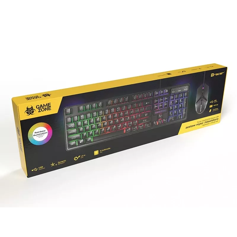 Näppäimistö ja hiiri Gamezone Boost USB