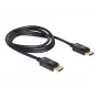 DisplayPort-kaapeli DeLOCK 82585 2 m musta