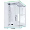 Lian Li O11 Dynamic EVO RGB -PC-kotelopaketti + HydroShift II LCD-S 360TL AiO - valkoinen