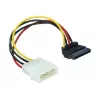 Virtakaapeli SATA HDD 4-pin pistoke kulmamalli DeLOCK 60101