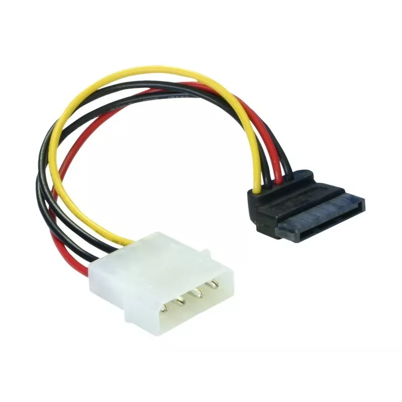Virtakaapeli SATA HDD 4-pin pistoke kulmamalli DeLOCK 60101