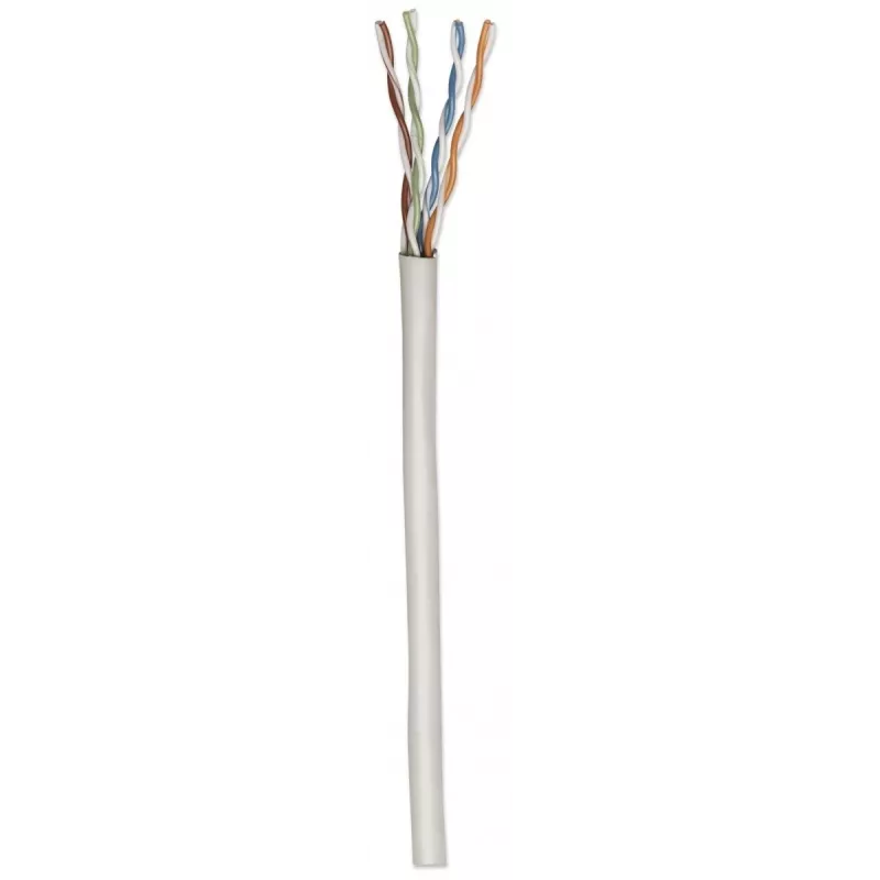 Intellinet 362320 Cat5e U/UTP -asennuskaapeli, kiinteä johdin, CCA, 305 m, harmaa
