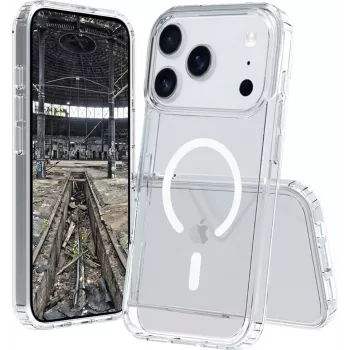 jt berlin BackCase JT Berlin Pankow Clear MagSafe -kotelo Apple iPhone 17 Prolle, läpinäkyvä