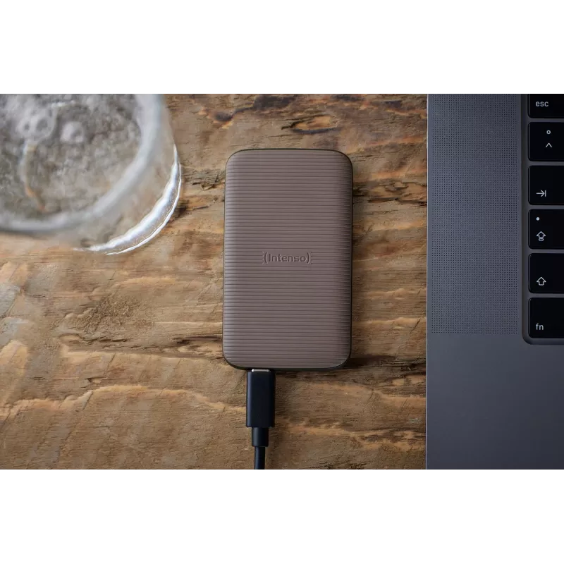 SSD-kiintolevy Intenso 1 TB ulkoinen USB Type-C 3.2 Gen 2 ruskea