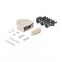 DeLOCK 67132 kaapeliliitin D-Sub 15-napainen hopea pistoke