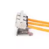 Adapteri Digitus AN-25183 3x Keystone-moduulille ruostumaton teräs