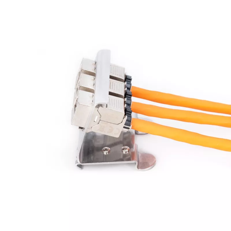 Adapteri Digitus AN-25183 3x Keystone-moduulille ruostumaton teräs