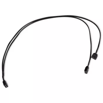 Y-kaapeliliitin aRGB 3-pin 2x 3-pin, 60cm musta, sis. liittimet