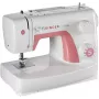 Singer Simple 3210 automaattinen ompelukone, sähkömekaaninen, 10 ommelta, 4-vaiheinen napinläpi, vapaavarsi, 85 W, valkoinen/pinkki