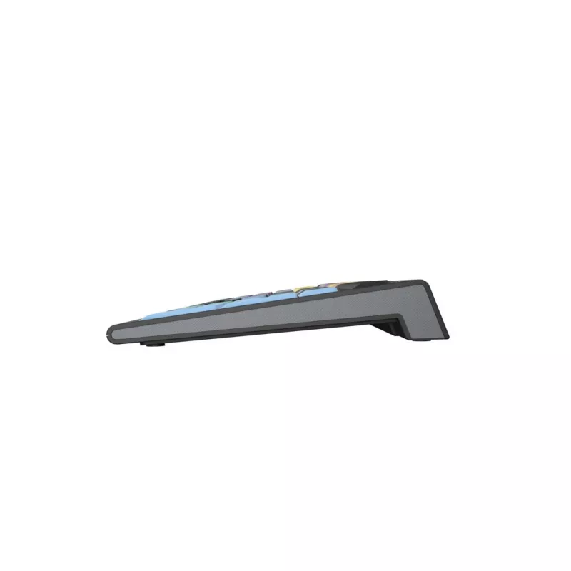 Näppäimistö Logickeyboard LKB-CBASE-A2PC-FR yleisnäppäimistö USB AZERTY ranska musta