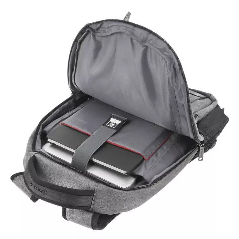 Kannettavan tietokoneen reppu Tellur Companion 15,6 inch USB-liitännällä, harmaa