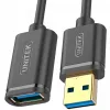UNITEK Y-C457GBK USB-kaapeli USB 3.2 Gen 1 (3.1 Gen 1) 1 m USB A musta