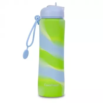Juomapullo cool pack silikoni juomapullo Z14770 600 ml tyttö sininen