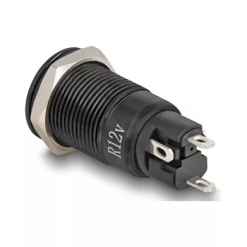 Painokytkin DELOCK 22014, 12 mm, 12 V