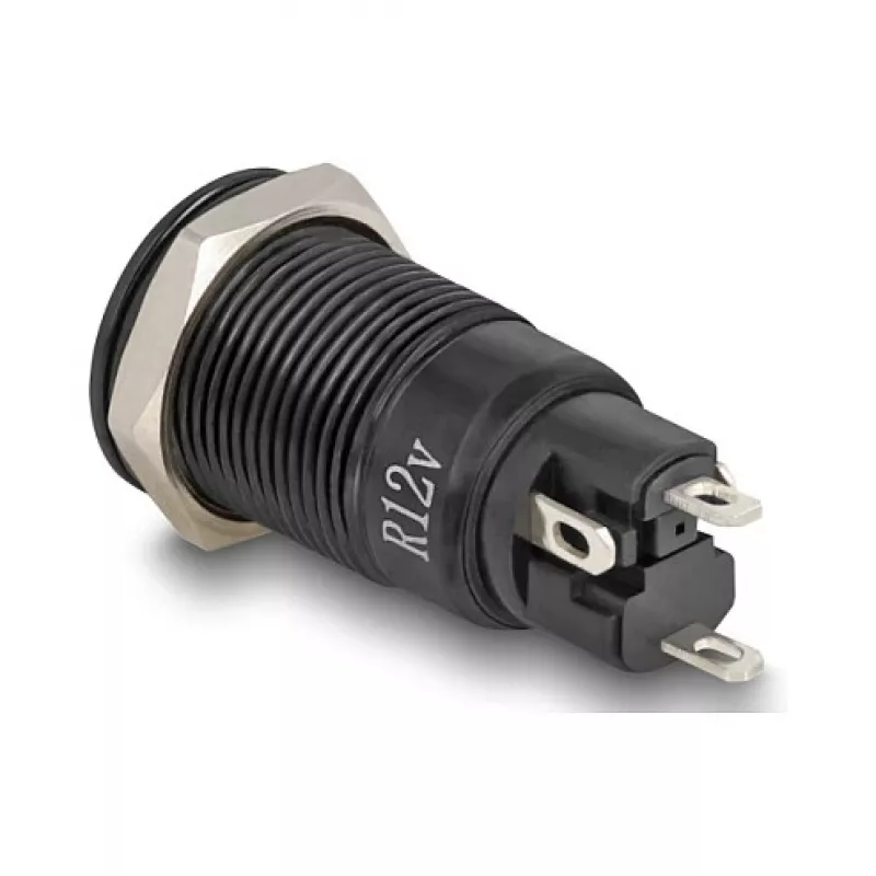 Painokytkin DELOCK 22014, 12 mm, 12 V