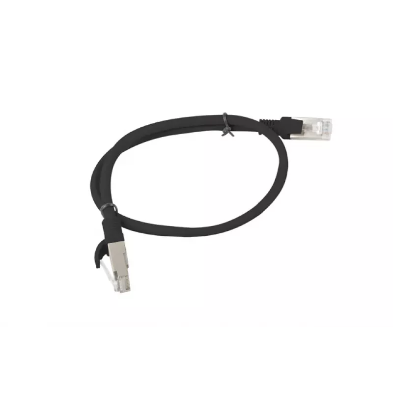 LANBERG PCU6-10CC-0050-BK patch-kaapeli RJ45 Kat. 6 UTP 0,5 m musta