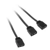 Kaapelinsplitteri Kolink ARGB 1-2 splitterikaapeli 30 cm, 5 V, musta