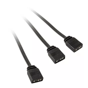 Kaapelinsplitteri Kolink ARGB 1-2 splitterikaapeli 30 cm, 5 V, musta