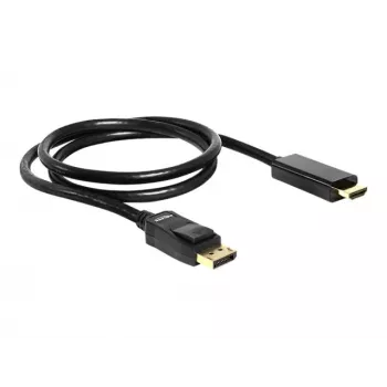 Displayport/HDMI-kaapeli DeLOCK 82586 1 m musta