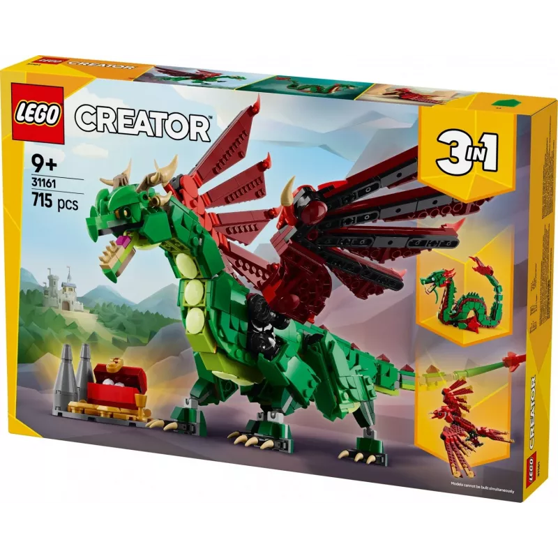 LEGO CREATOR 3 IN 1 31161 keskiaikainen lohikäärme