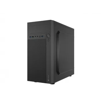 PC-kotelo NATEC Helix Mini Tower musta — microATX/Mini-ITX, 3×3,5
