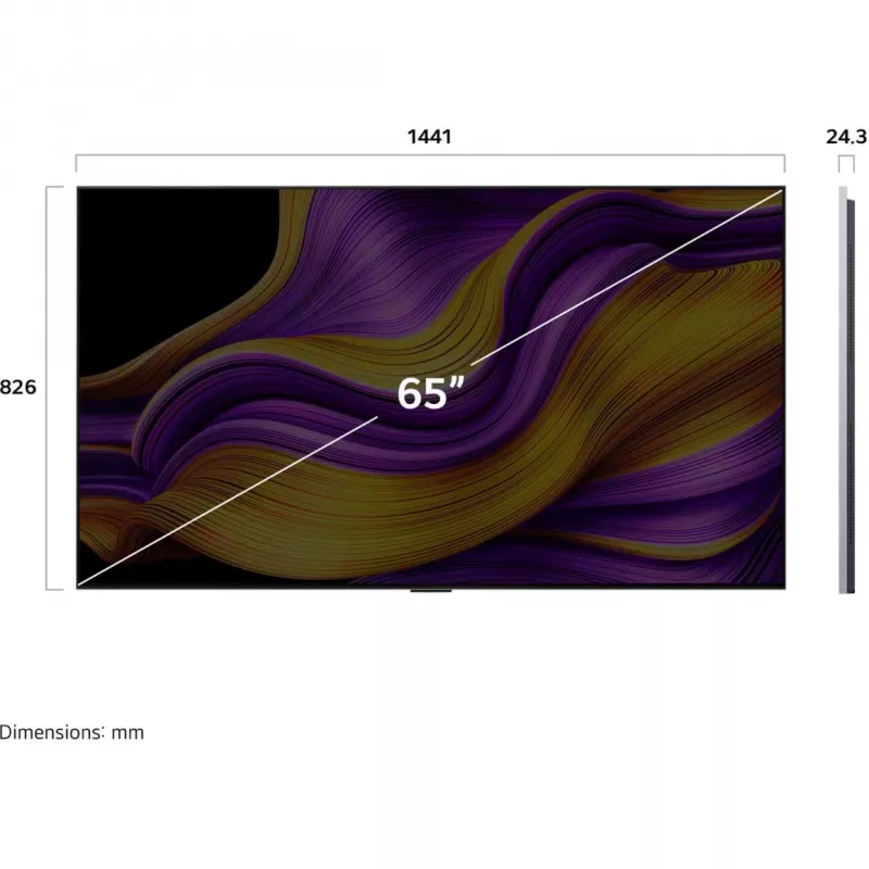 Televisio LG OLED65G57LW 165 cm OLED 4K