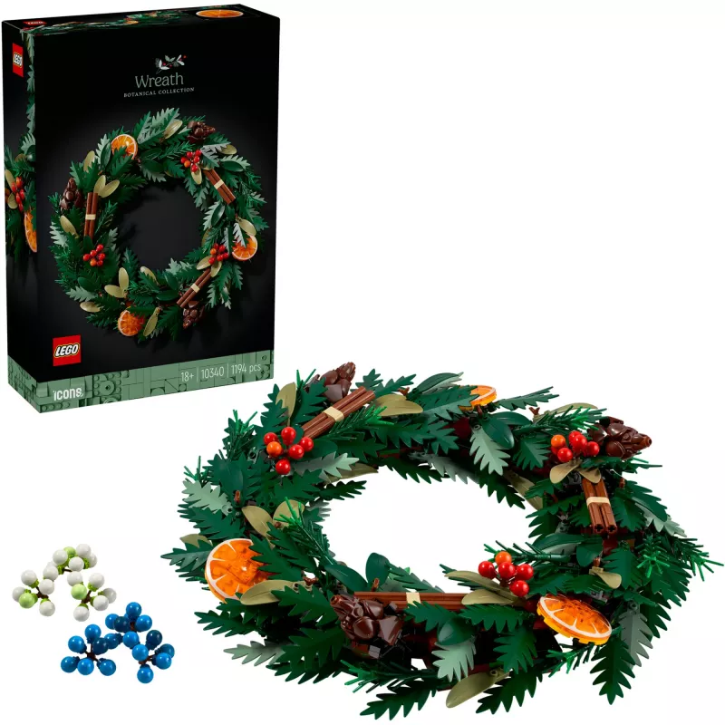 LEGO 10340 Icons joulukranssi rakennuslelu
