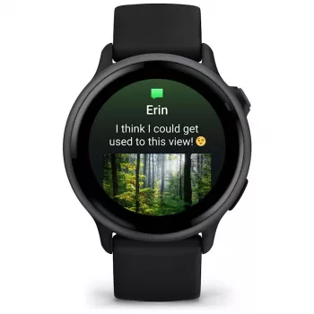 Garmin vívoactive 6 3,05 cm (1,2) AMOLED 42 mm digitaalinen 390 x 390 pikseliä kosketusnäyttö musta Wi-Fi GPS (satelliitti)