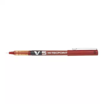Pilot V5 Hi-Tecpoint BX-V5-R mustekynä, 0,5 mm, punainen