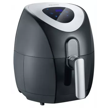 Severin 2430 Single 3,2 l erillinen 1 500 W kiertoilmakypsennin musta, ruostumaton teräs