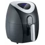 Severin 2430 Single 3,2 l erillinen 1 500 W kiertoilmakypsennin musta, ruostumaton teräs